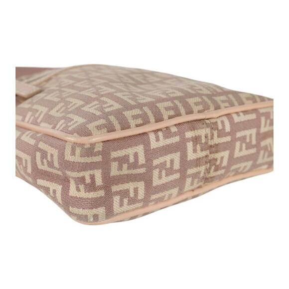 FENDI Light Pink Zucca Messenger Crossbody Bag C-A27658 - Picture 4 of 9